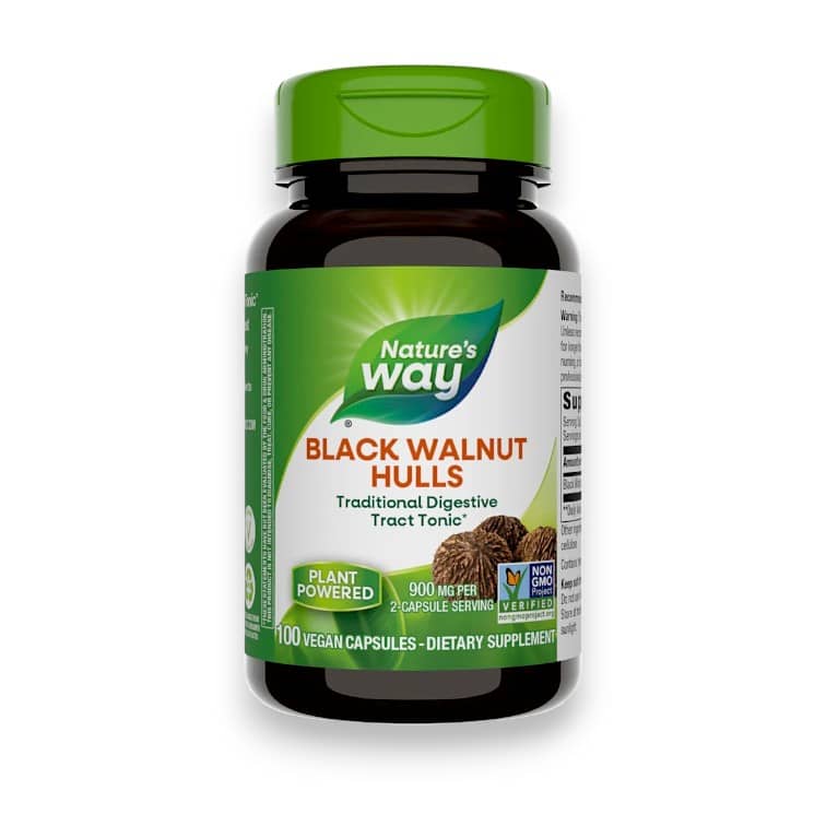 Nature's Way, Black Walnut Hulls, 900 mg, 100 Vegan Capsules (450 mg per Capsule) 1