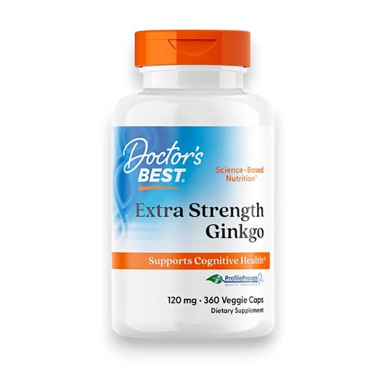 Doctor's Best, Extra Strength Ginkgo, 120 mg, 360 Veggie Caps 1