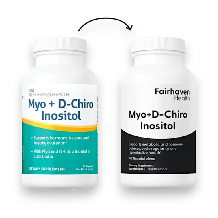 Fairhaven Health, Myo + D-Chiro Inositol, 120 Capsules 1