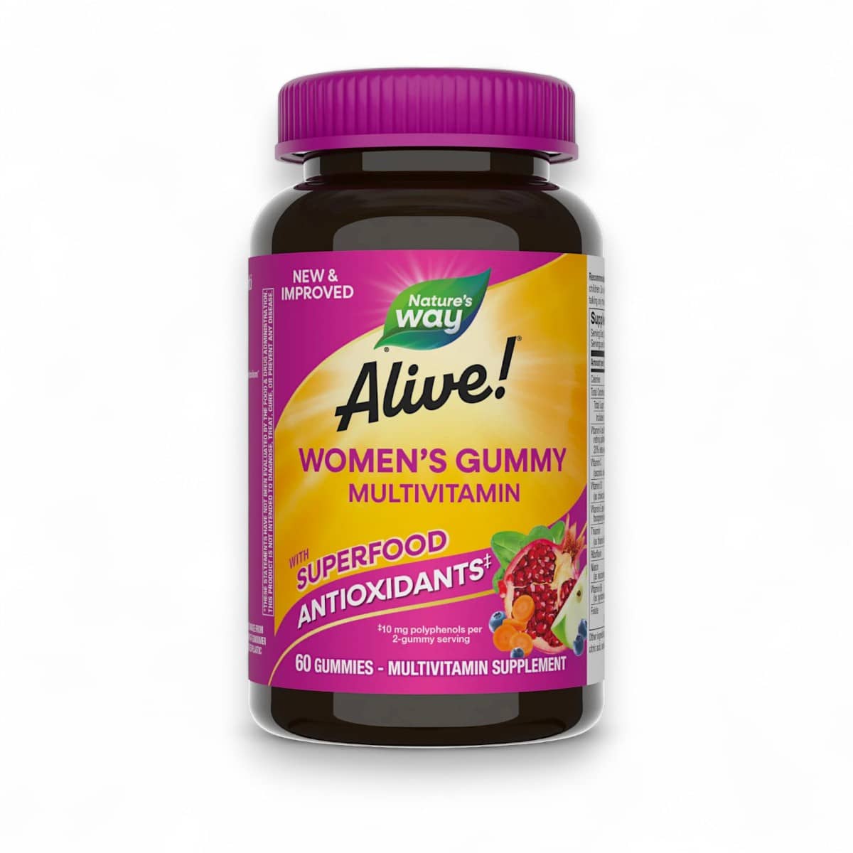 Nature's Way, Alive!® Women's Gummy Multivitamin, Mixed Berry, 60 Gummies 1