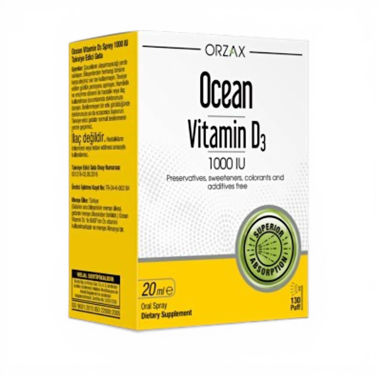 OCEAN, VITAMIN D3 1000IU DROP 20 ML 1