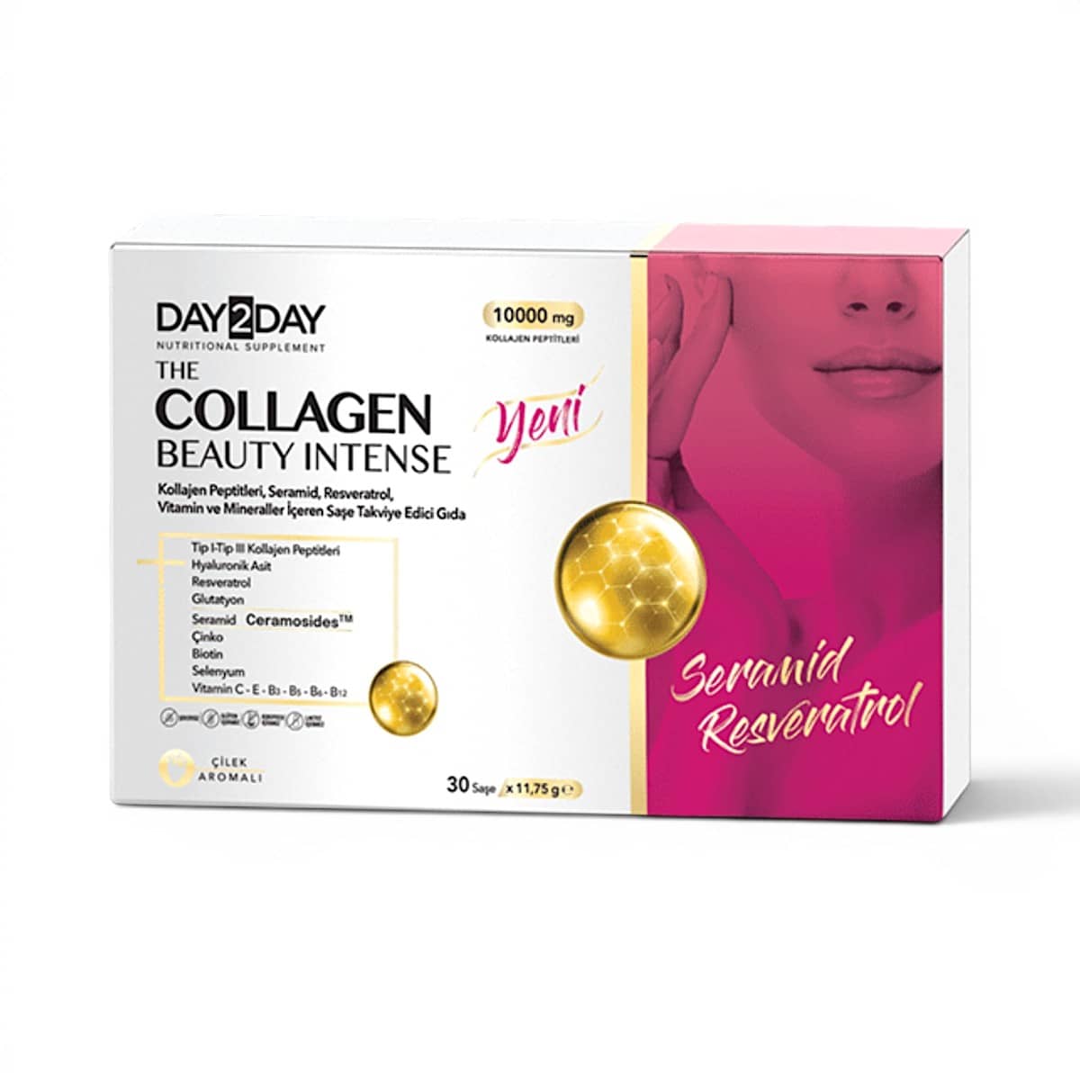 Day2Day, The Collagen Beauty Intense 30SASHE (клубника) 1