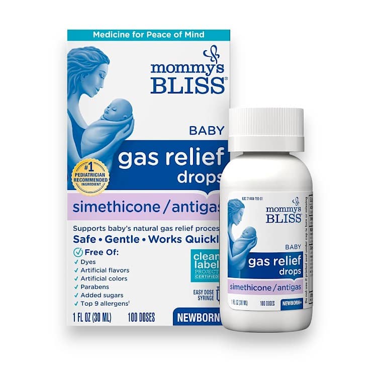 Mommy's Bliss, Baby Gas Relief, Simethicone Drops, Newborn+, 20 mg , 1 fl oz (30 ml) 1