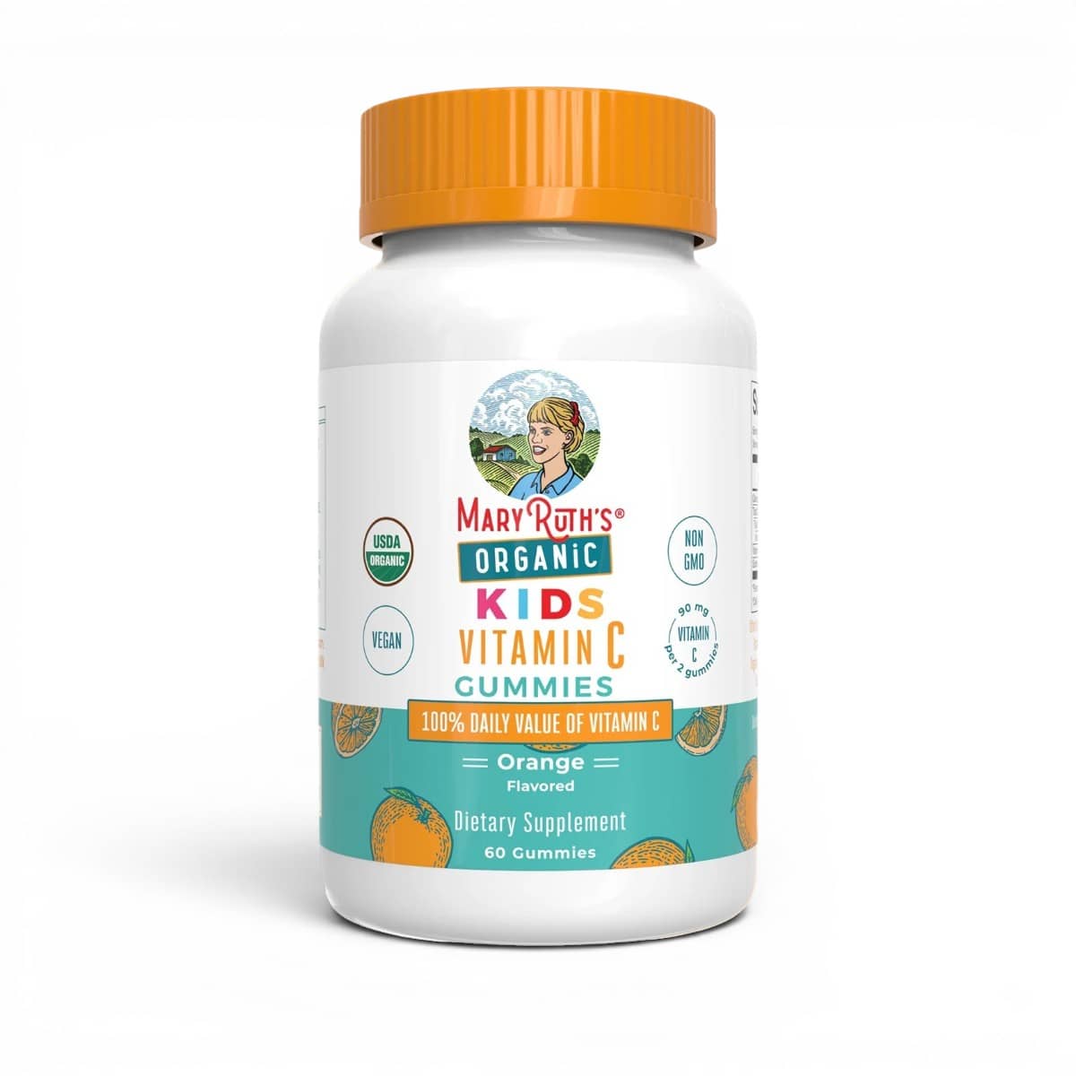 MaryRuth's, Organic Kids Vitamin C Gummies, Orange, 60 Gummies (45 mg per Gummy) 1