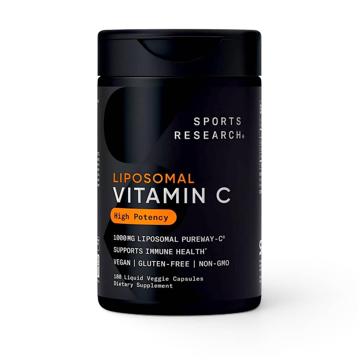 Sport Research, Lipocomal Vitamin C, 180 liquid Veggie Capsules 1