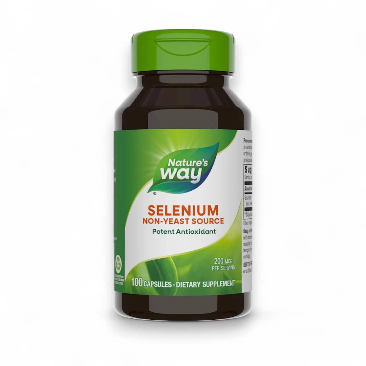 Nature's Way, Selenium, 200 mcg, 100 Capsules 1