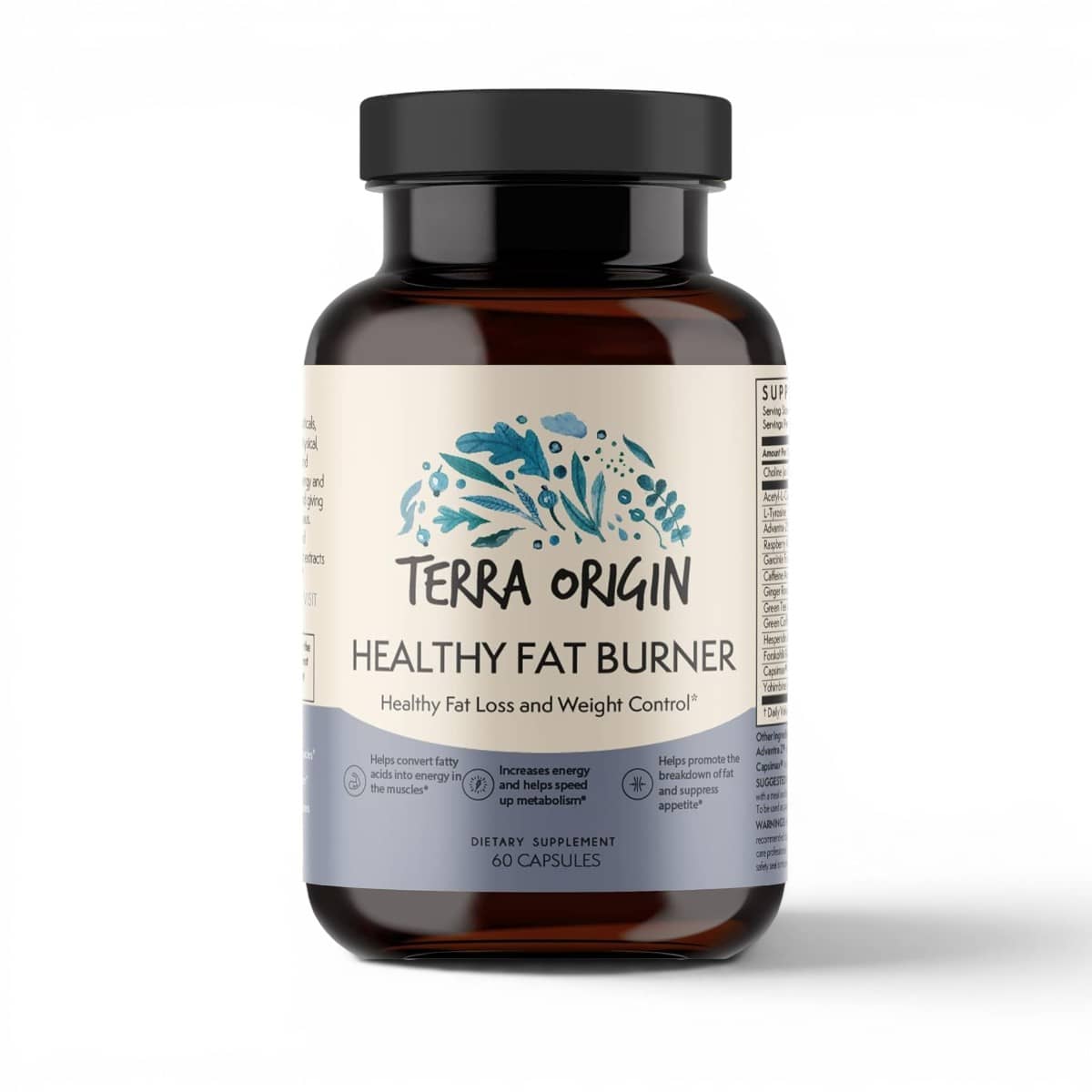 Terra Origin, Healthy Fat Burner, 60 Capsules 1