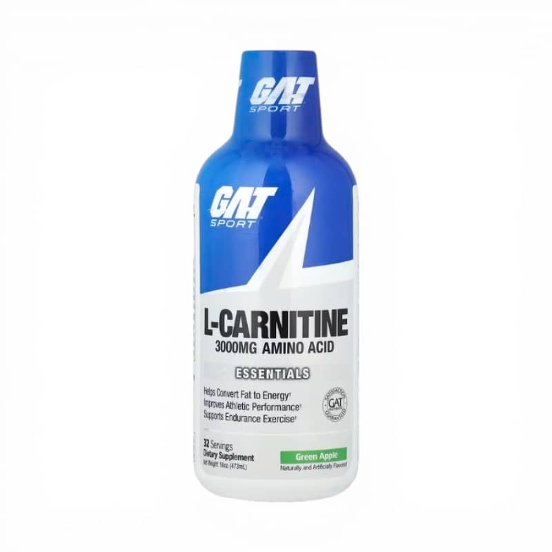 GAT, Sport, L-Carnitine, Green Apple, 3,000 mg, 16 oz (473 ml) 1
