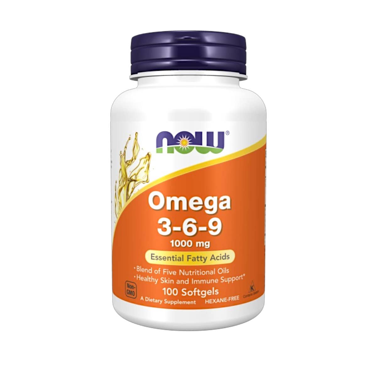 NOW Foods, Omega 3-6-9, 100 Softgel 1
