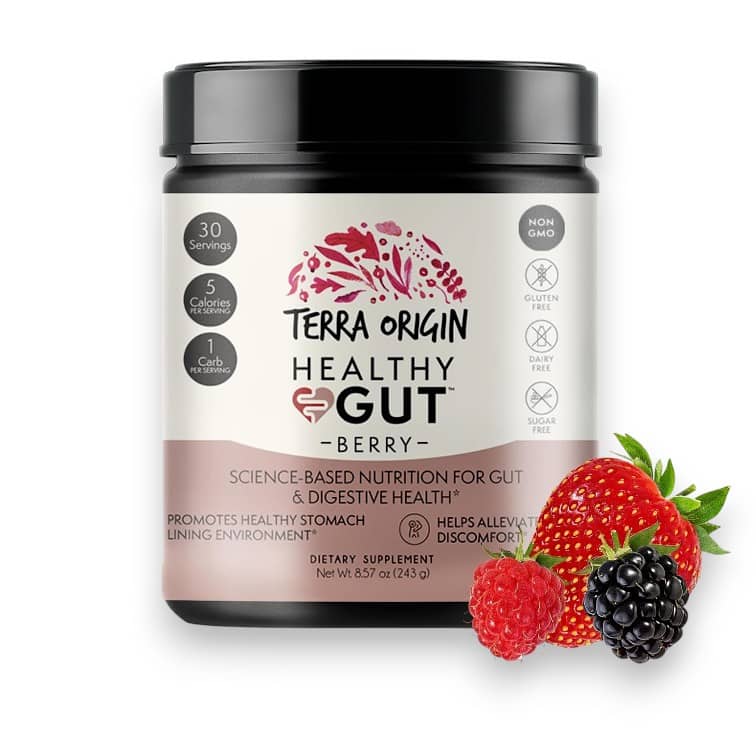 Terra Origin, Healthy Gut™, Berry, 8.57 oz (243 g) 1