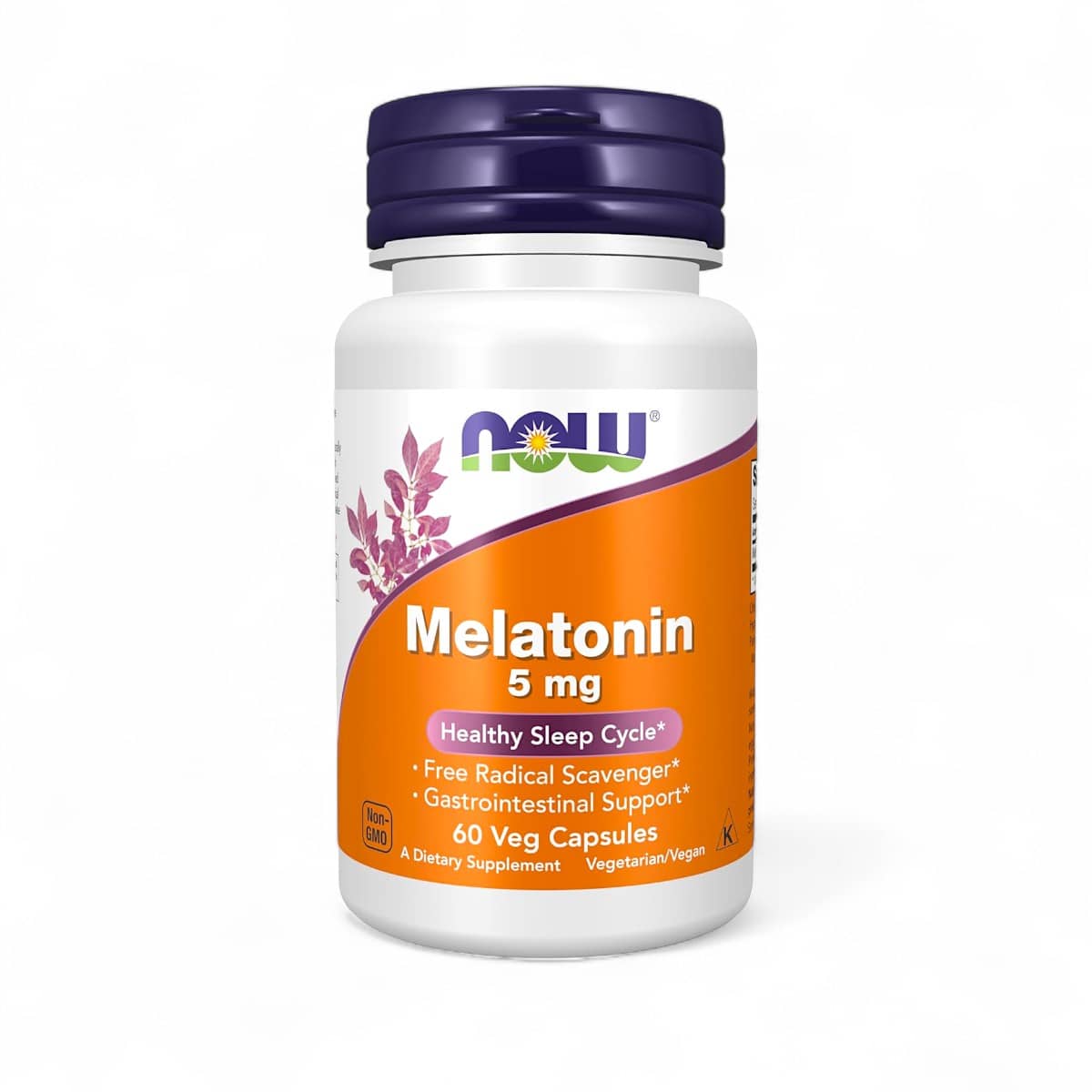 NOW Foods, Melatonin, 5 mg, 60 Veg Capsules 1