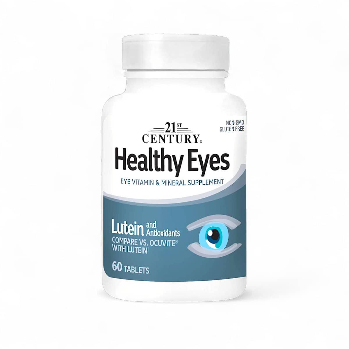 21st Century, Healthy Eyes, Lutein and Antioxidants, 60 Tablets 1