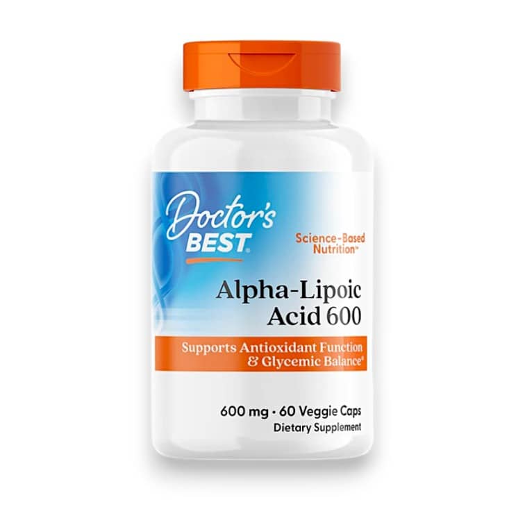 Doctor's Best, Alpha-Lipoic Acid 600, 600 mg, 60 Veggie Caps 1