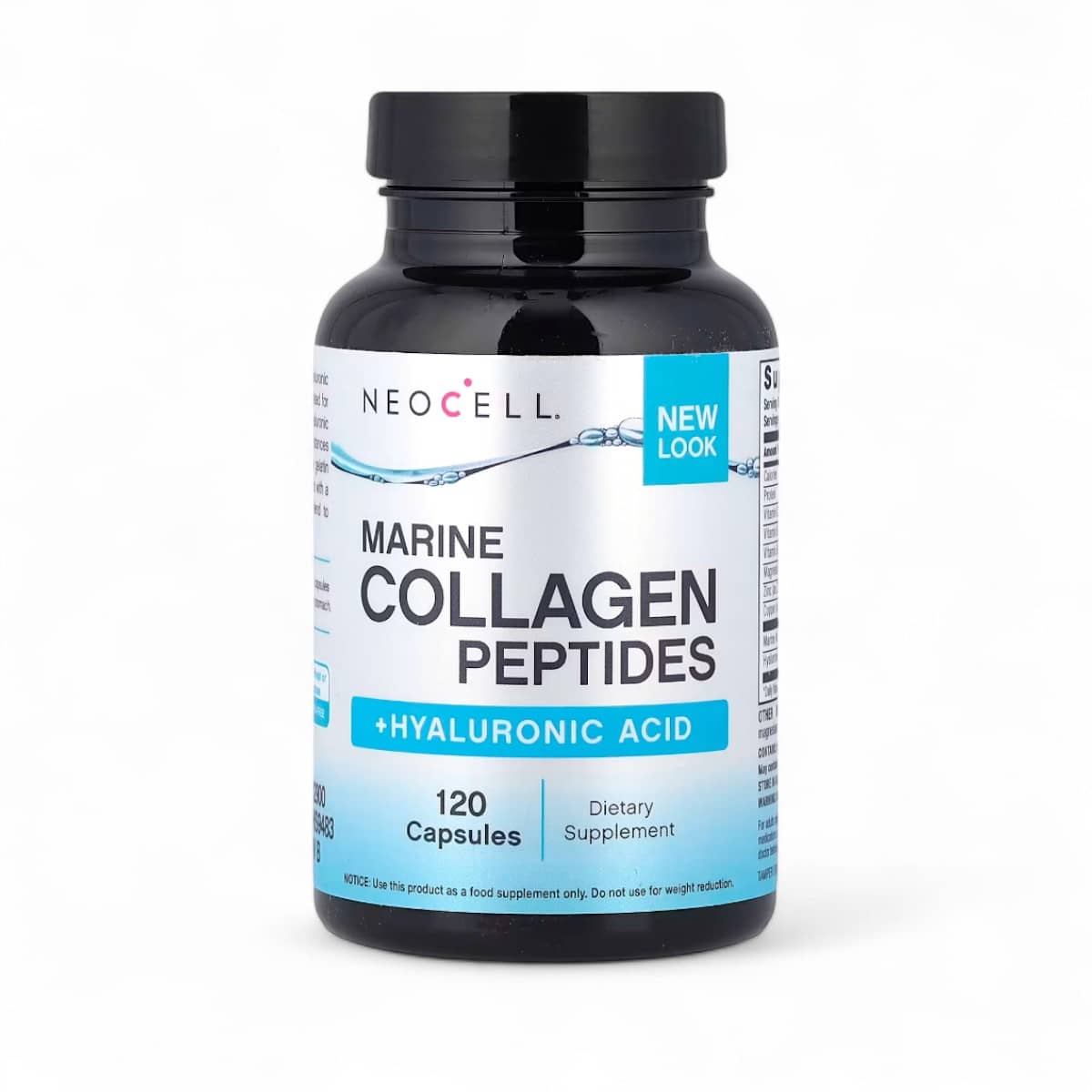 NeoCell, Marine Collagen Peptides + Hyaluronic Acid, 120 Capsules 1