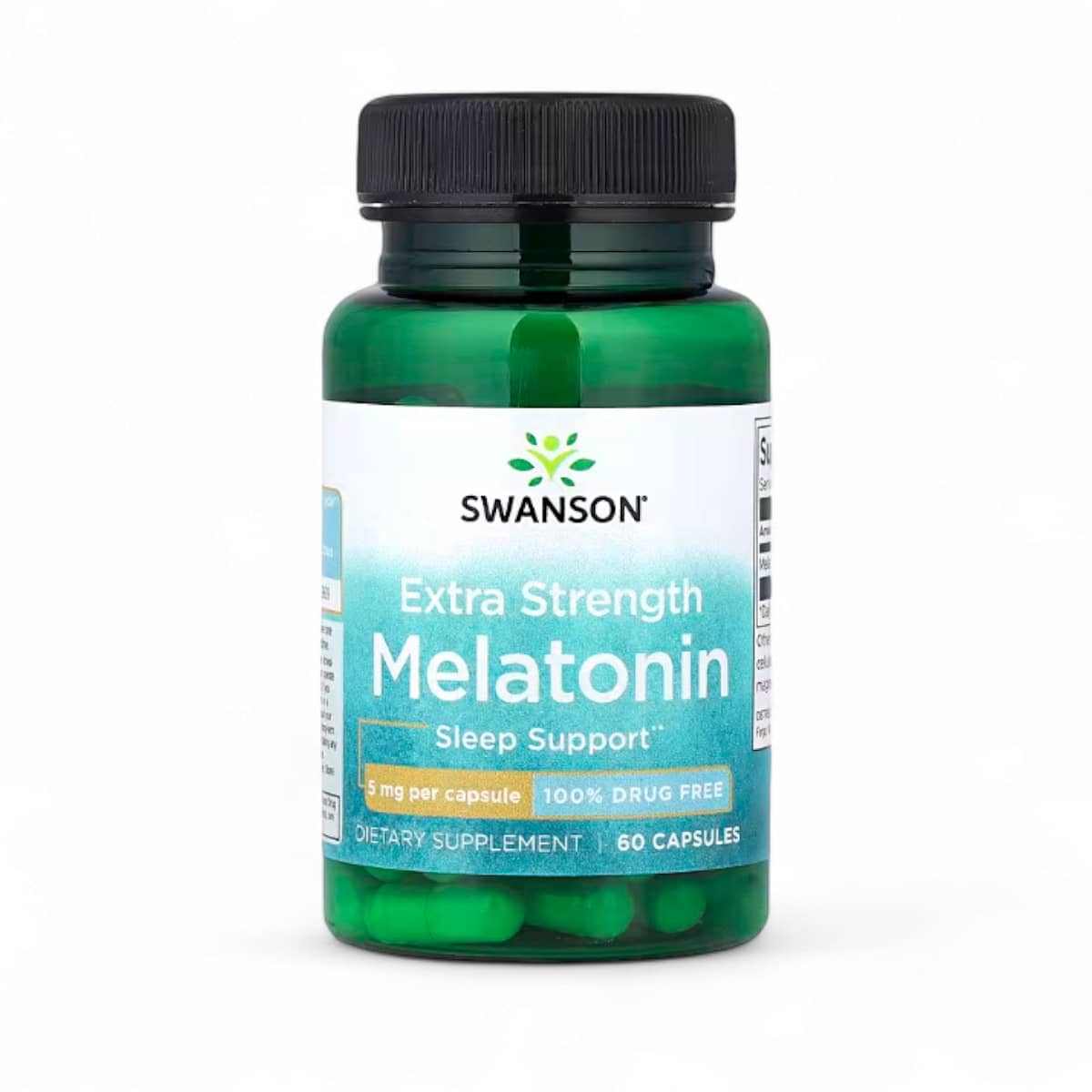 Swanson, Melatonin, 5 mg, 60 Capsules 1