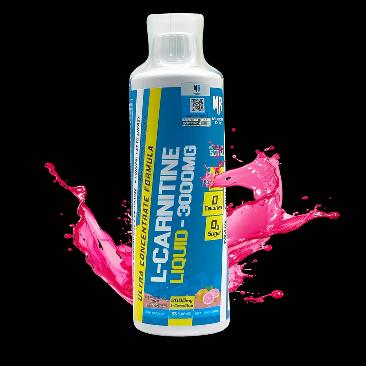 MR, L-Carnitine-3000 mg, Pink Lemonade, 480 ml 1