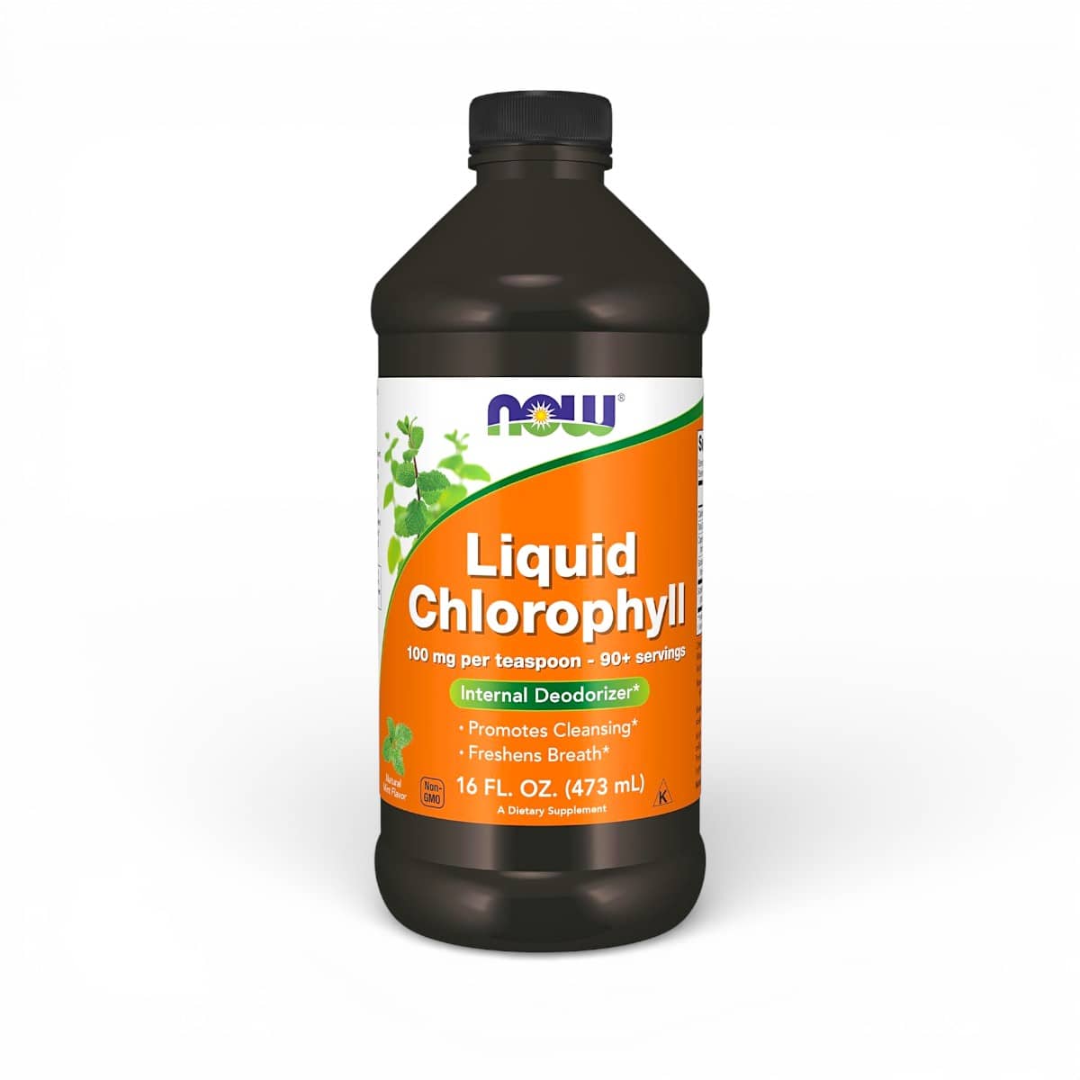 NOW Foods, Liquid Chlorophyll, Mint , 16 fl oz (473 ml) 1
