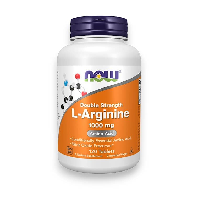 NOW Foods, L-Arginine, Double Strength, 1,000 mg, 120 Tablets 1