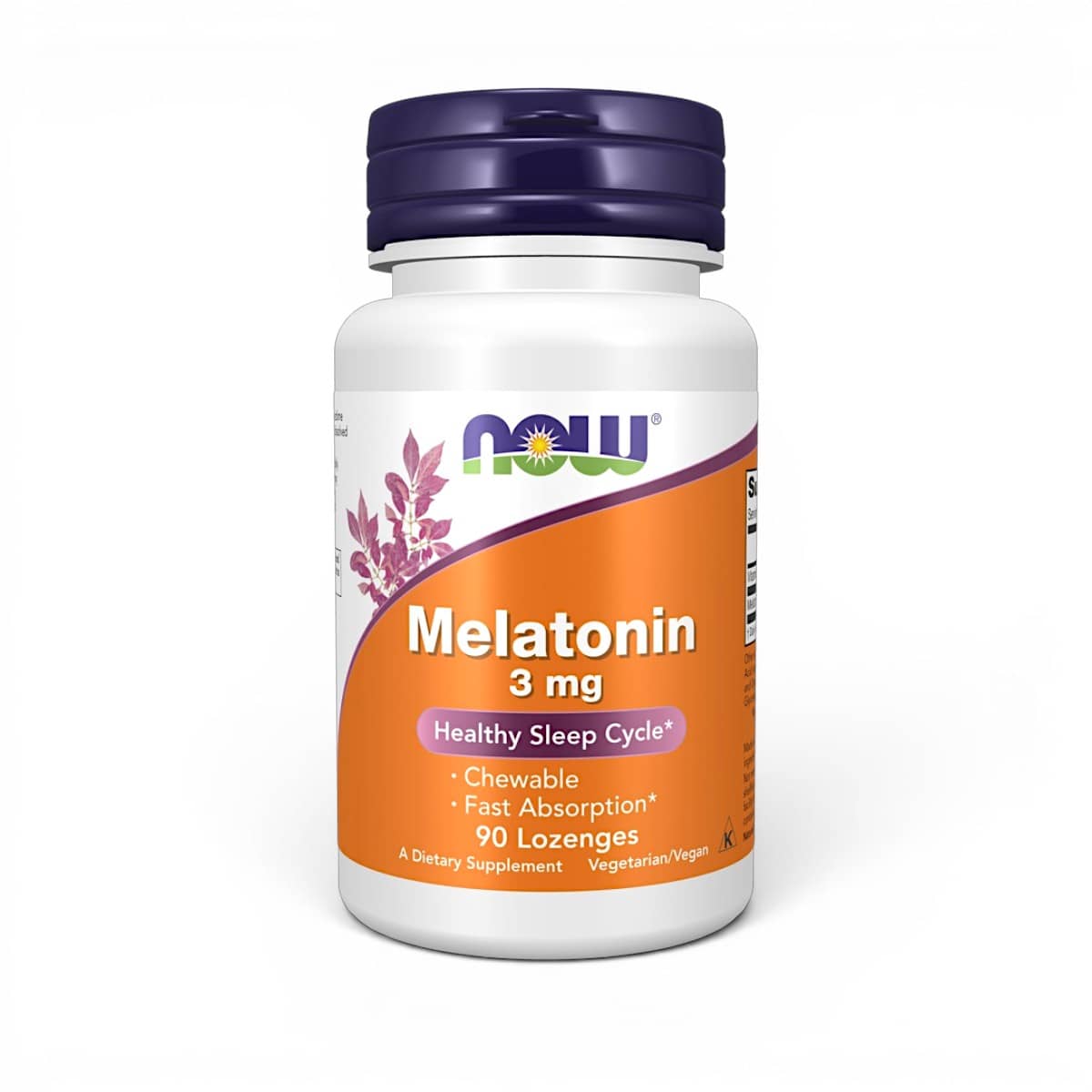NOW Foods, Melatonin, 3 mg, 90 Lozenges 1