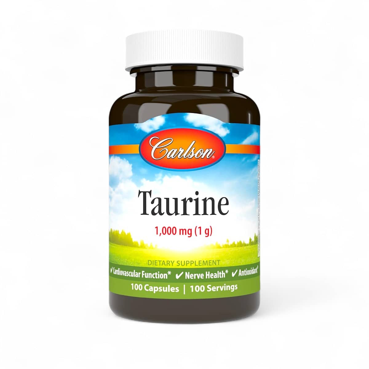 Carlson, Taurine, 1,000 mg, 100 Capsules 1