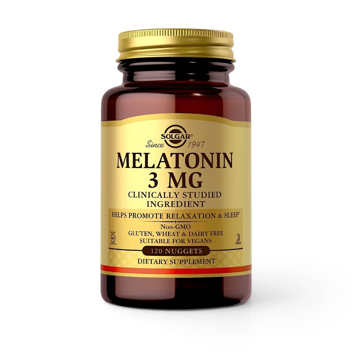 Solgar, Melatonin 3 mg, 120 Nuggets 1