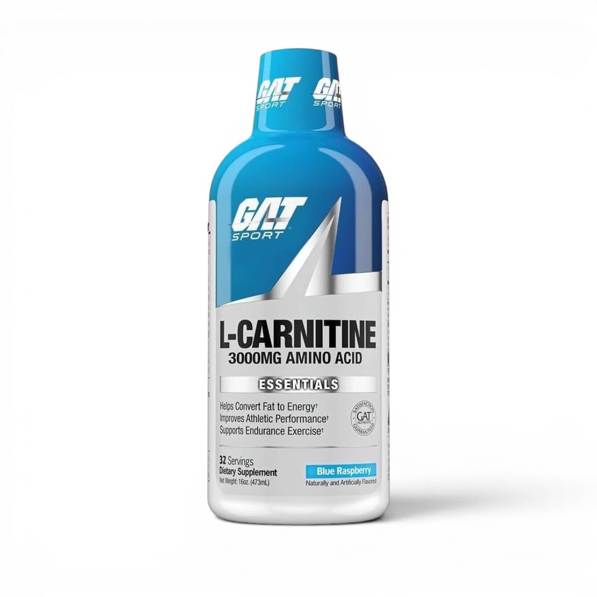 GAT, Sport, L-Carnitine, Blue raspberry 3,000 mg, 16 oz (473 ml) 1