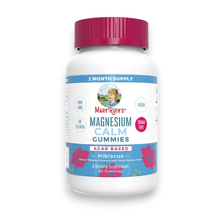 MaryRuth's, Kids Magnesium Calm Gummies, Hibiscus, 50 mg, 60 Gummies 1