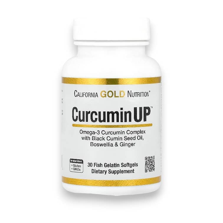 California Gold Nutrition, CurcuminUP™, 30 Fish Gelatin Softgels 1