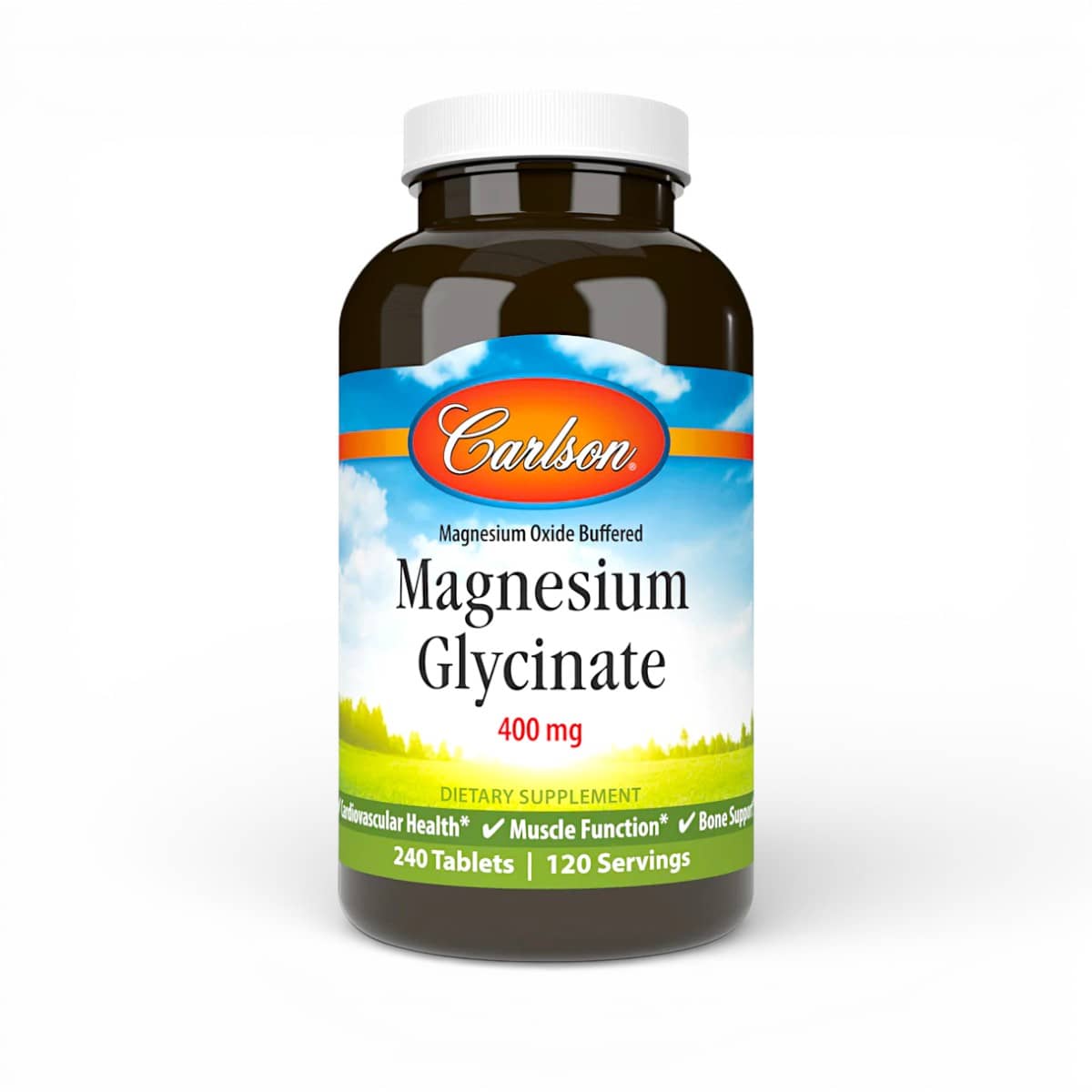 Carlson, Chelated Magnesium Glycinate, 240 Tablets (200 mg per Tablet) 1