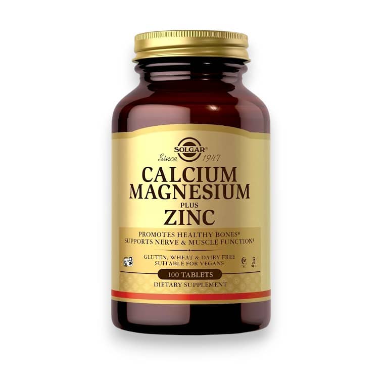 Solgar, Calcium Magnesium Plus Zinc , 100 Tablets 1