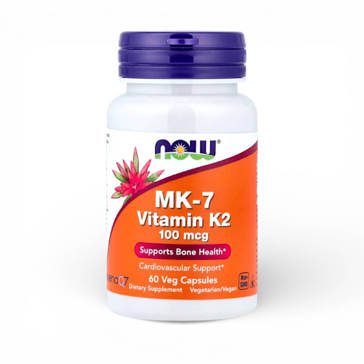 NOW Foods, MK-7 Vitamin K-2, 100 mcg, 60 Veg Capsules 1