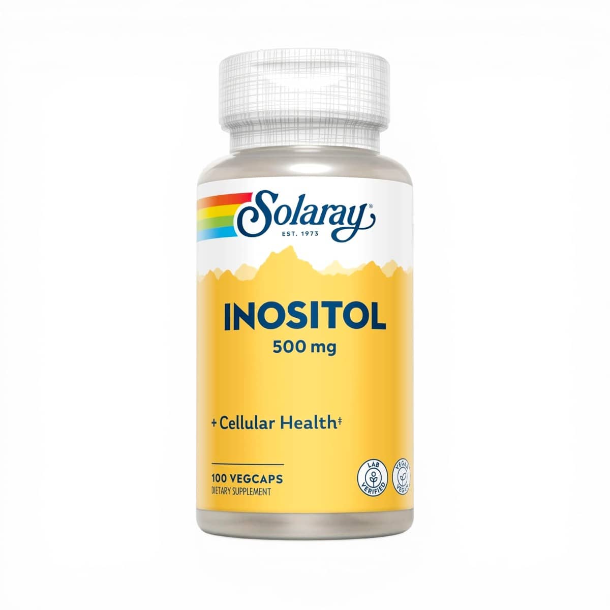 Solaray, Inostitol, 500 mg, 100 VegCaps 1