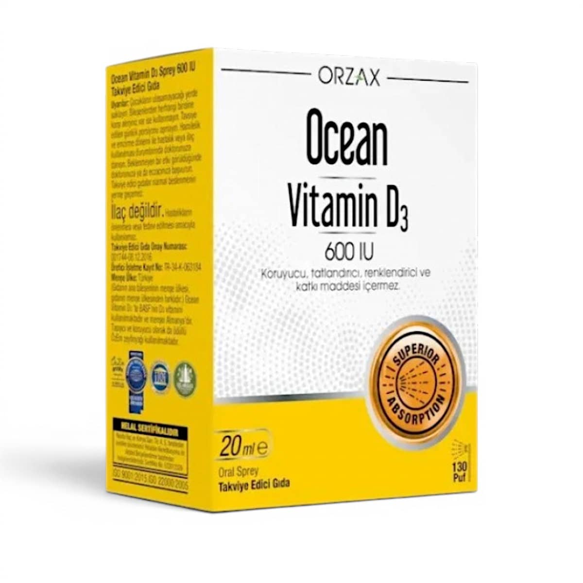OCEAN, VITAMIN D3 600IU DROP 20 ML 1