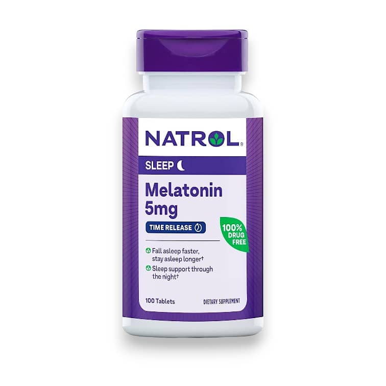 Natrol, Melatonin, Time Release, 5 mg, 100 Tablets 1