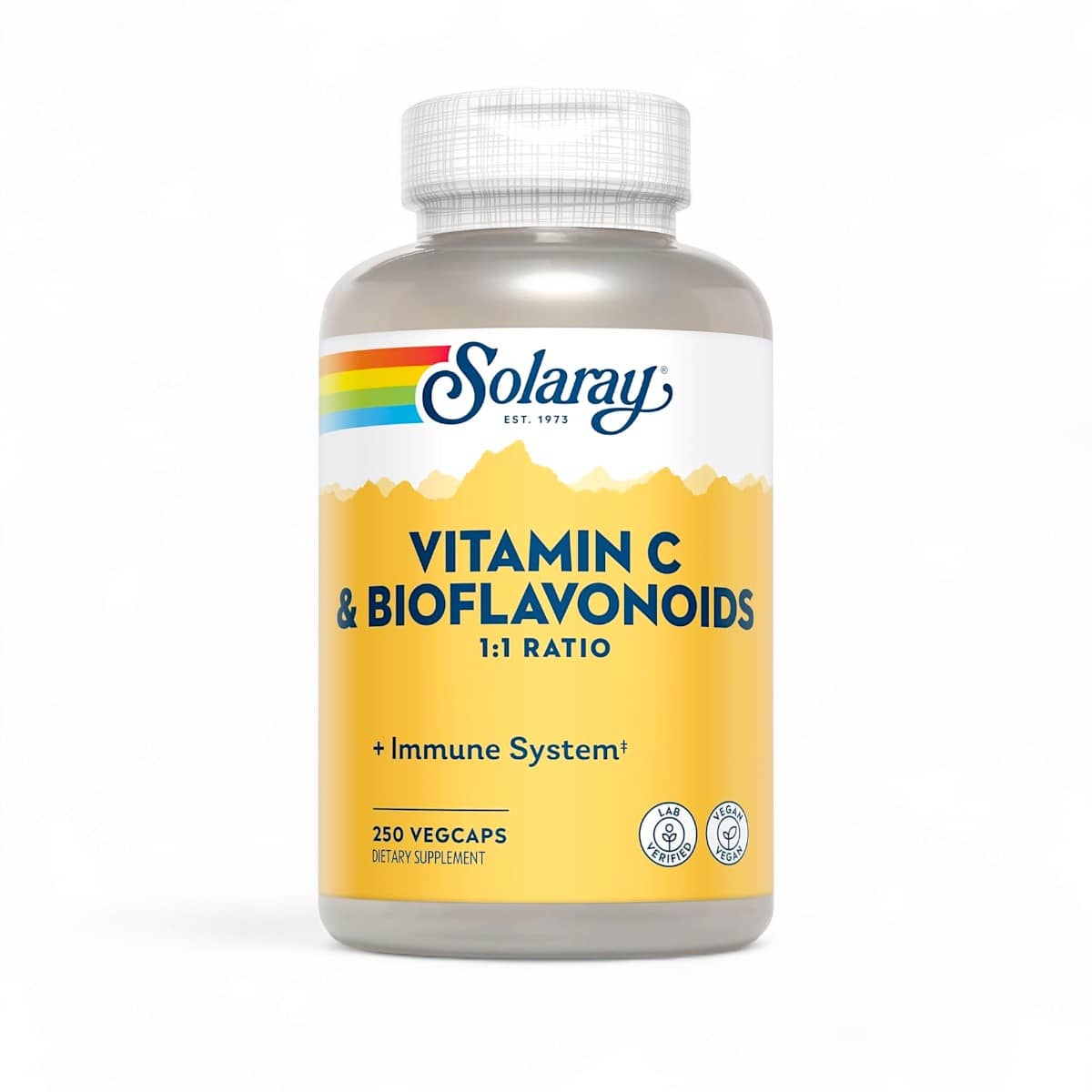 Solaray, Vitamin C & Bioflavonoids, 250 VegCaps 1