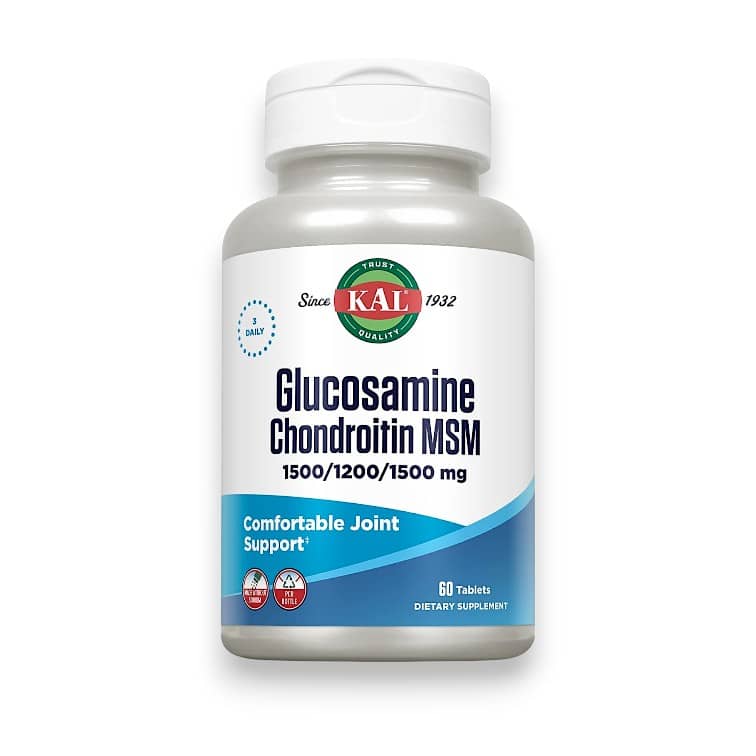 KAL, Glucosamine Chondroitin MSM, 60 Tablets 1
