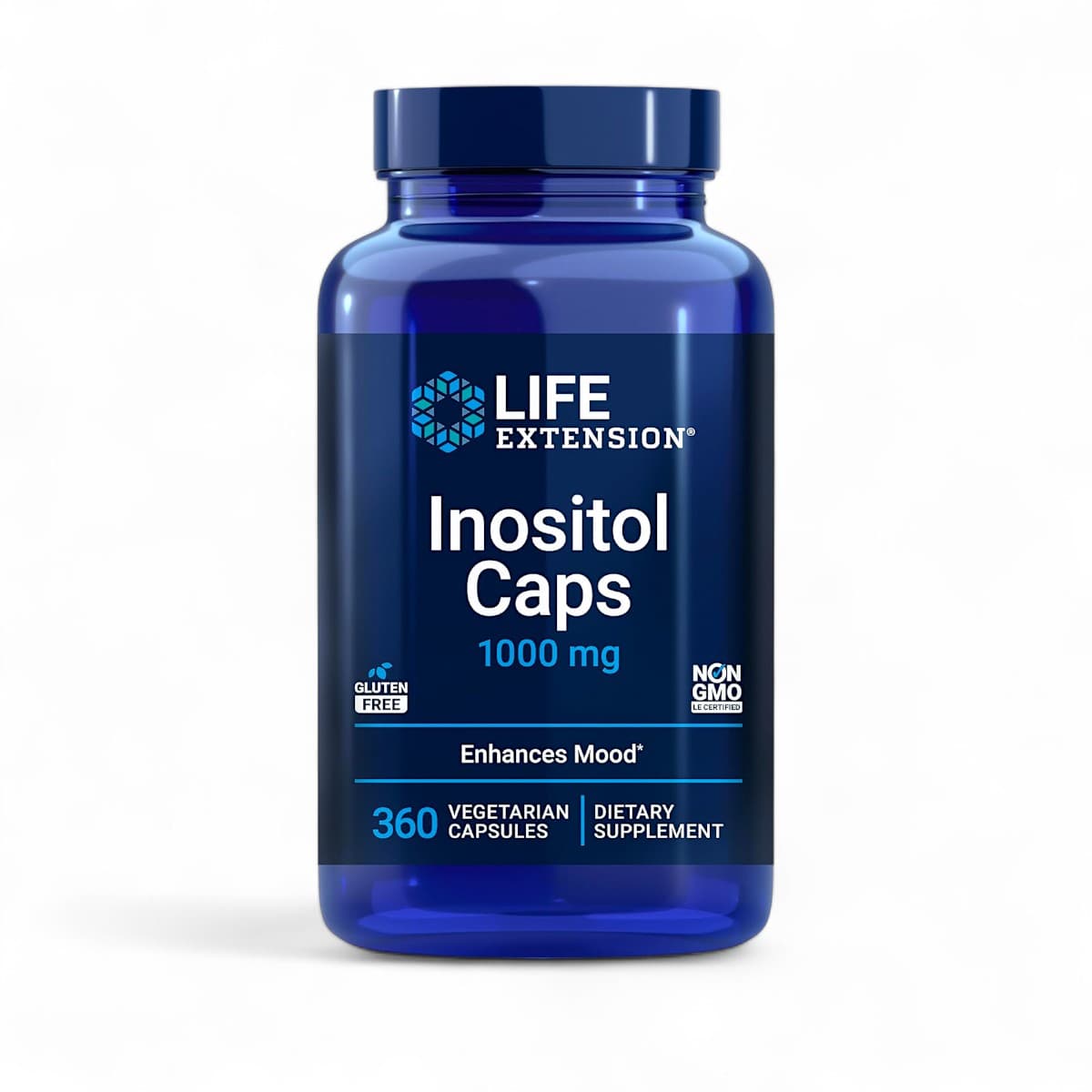Life Extension, Inositol Caps, 1,000 mg, 360 Vegetarian Capsules