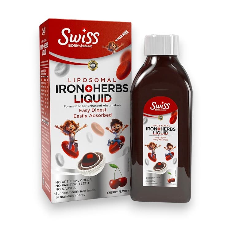 BORK, Swiss Liposomal Iron Herbs Liquid, 150 ml