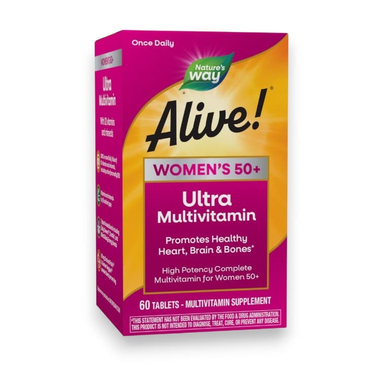 Nature's Way, Alive! Women's 50+ Ultra Multivitamin, 60 Tablets