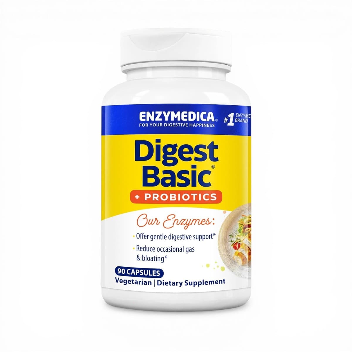 Enzymedica, Digest Basic® + Probiotics, 90 Capsules
