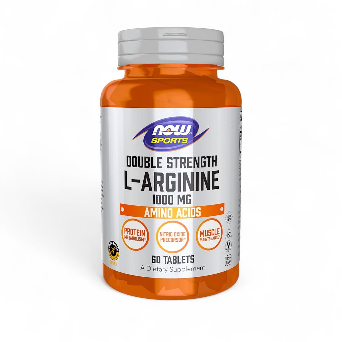 NOW Foods, Double Strength L-Arginine, 1,000 mg, 60 Tablets