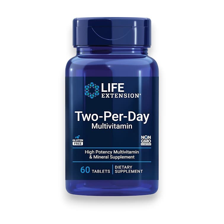 Life Extension, Two-Per-Day Multivitamin, 60 Tablets