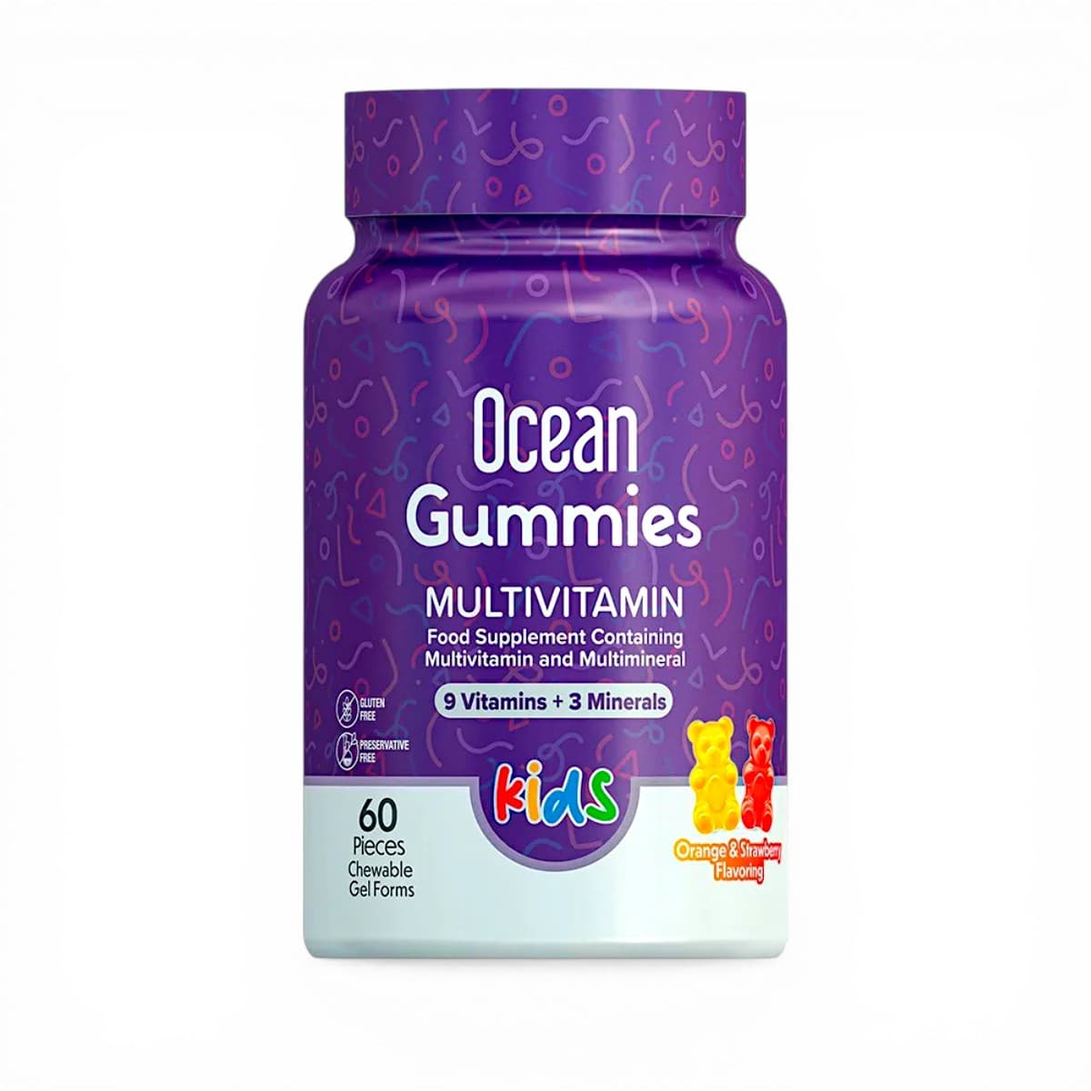 OCEAN, GUMMIES MULTIVITAMIN KIDS 60 GUM