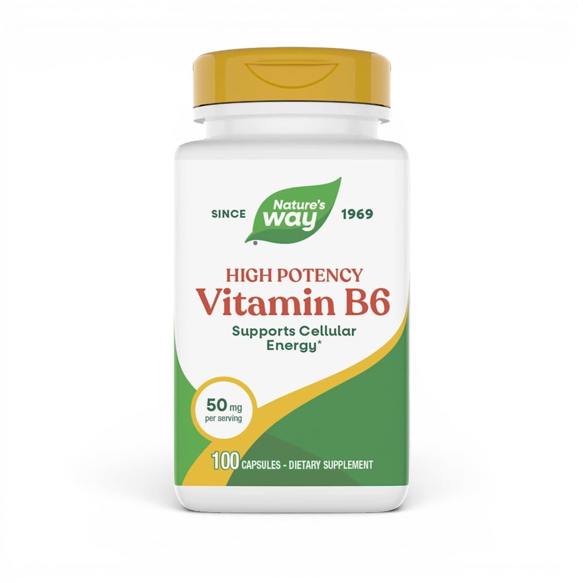 Nature's Way, Vitamin B6, 50 mg, 100 Capsules