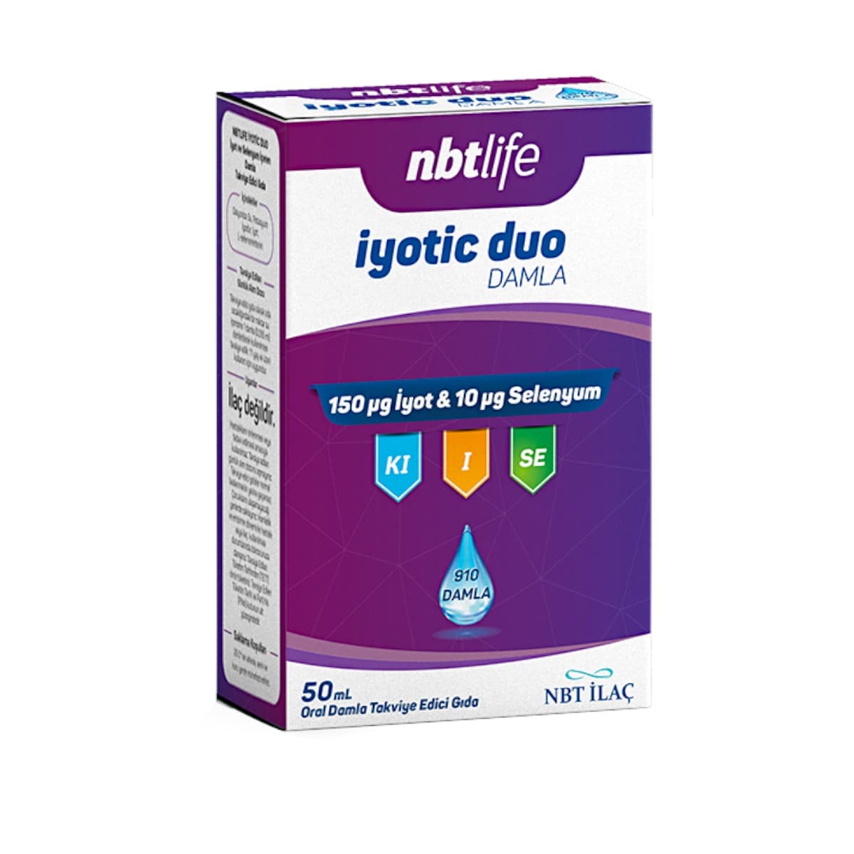 NbtLife, Iyotic Duo Damla, 50 ml