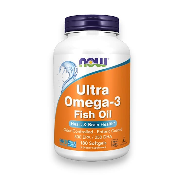 NOW Foods, Ultra Omega-3 Fish Oil, 180 Softgels