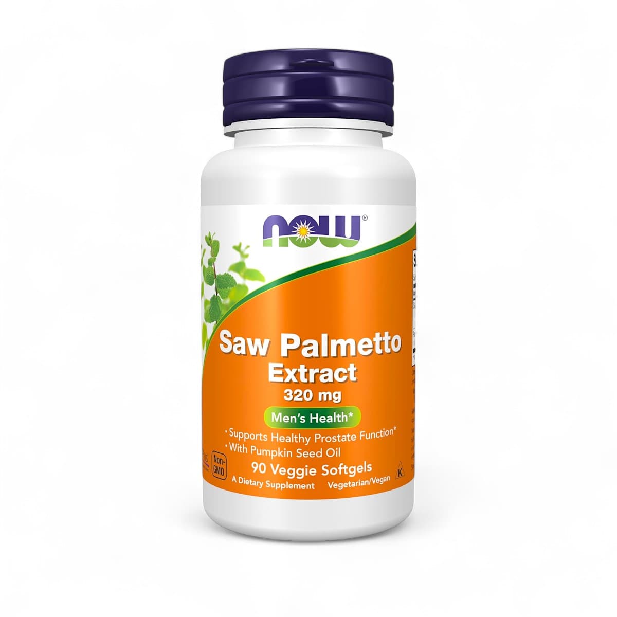NOW Foods, Saw Palmetto Extract, Men's Health, 320 mg, 90 Veggie Softgels