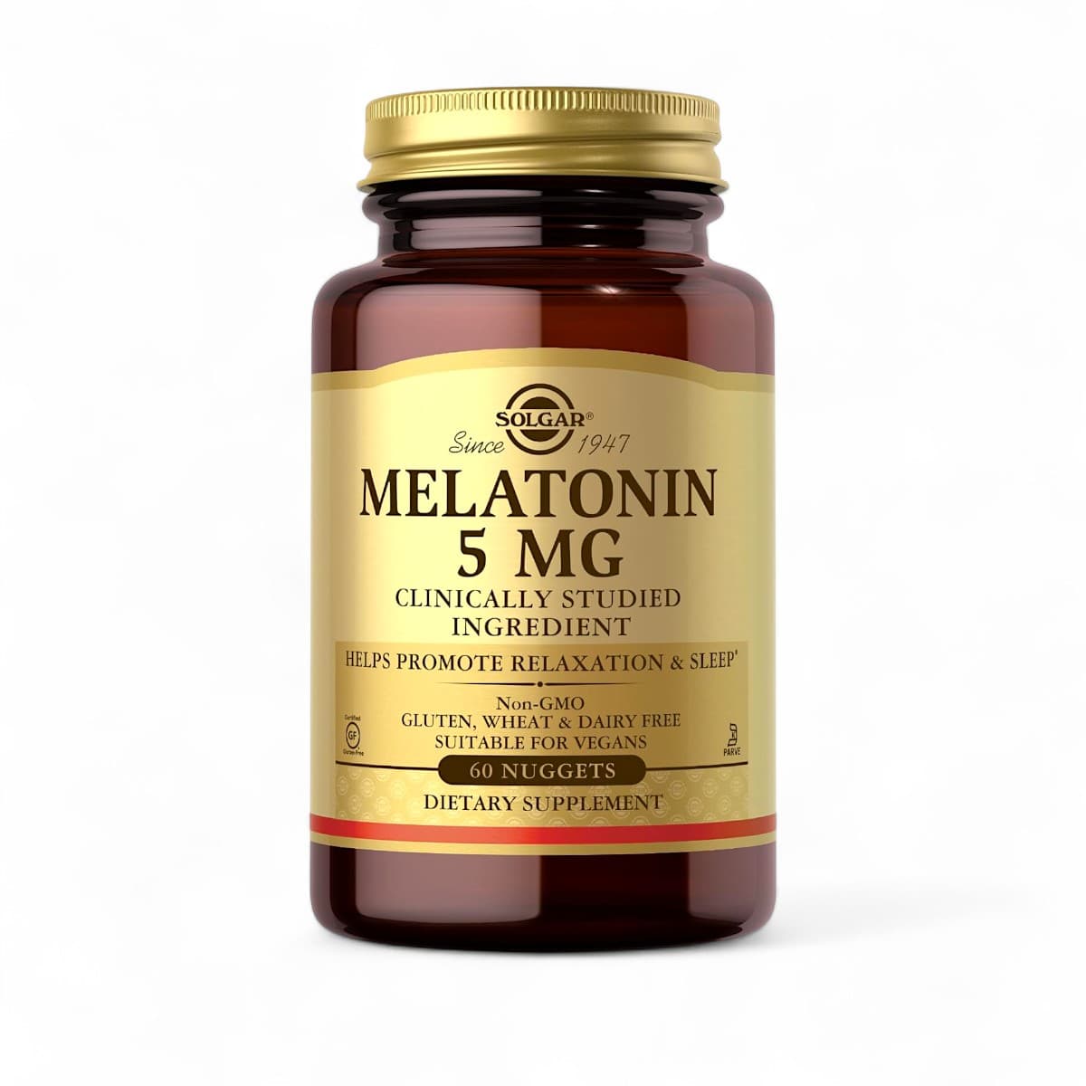 Solgar, Melatonin, 5 mg, 60 Nuggets