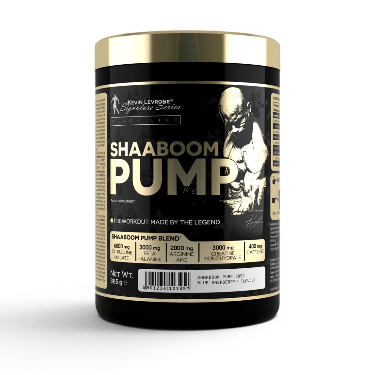 Kevin Levrone, Shaaboom PUMP, 385 gr, Raspberry flavour