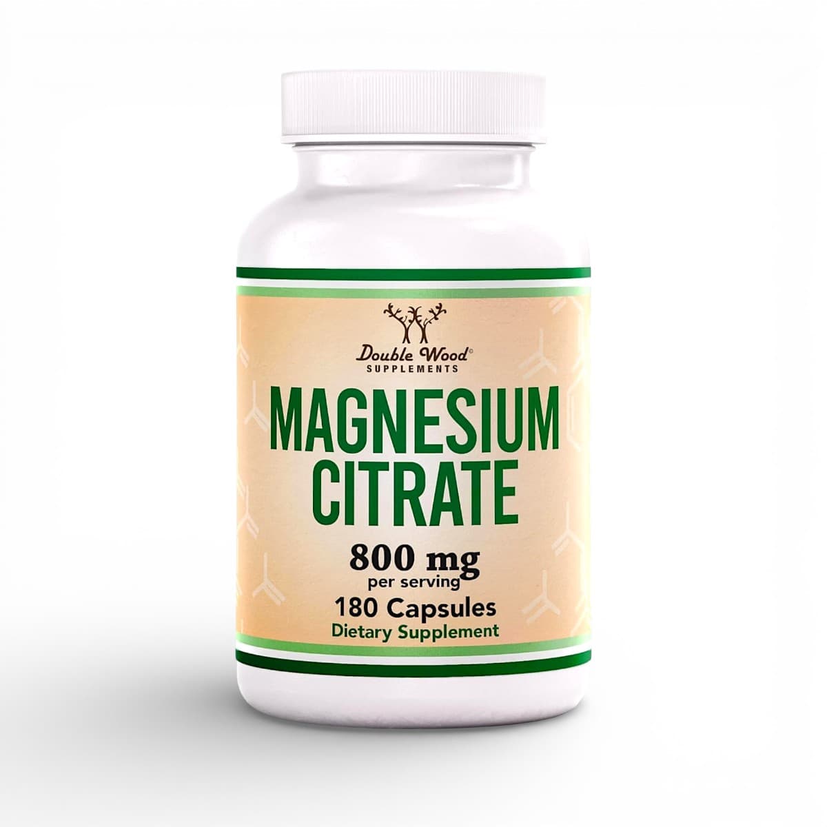 Double Wood, Magnesium Citrate, 800 mg, 180 Capsules